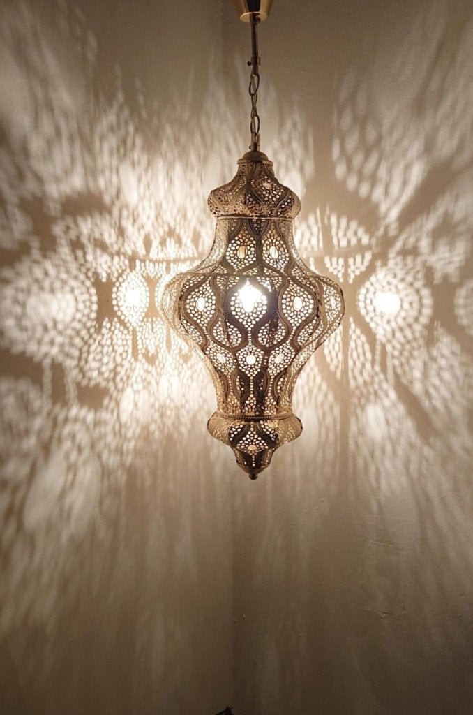 Verschillende hanglamp kroonluchter, Huis en Inrichting, Ophalen of Verzenden, Zo goed als nieuw, Glas, Oosters Arabisch Filligrain 1001nacht