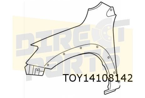 Toyota RAV4 voorscherm Rechts (bij verbreder) Origineel! 538, -, Verzenden, -, Nieuw