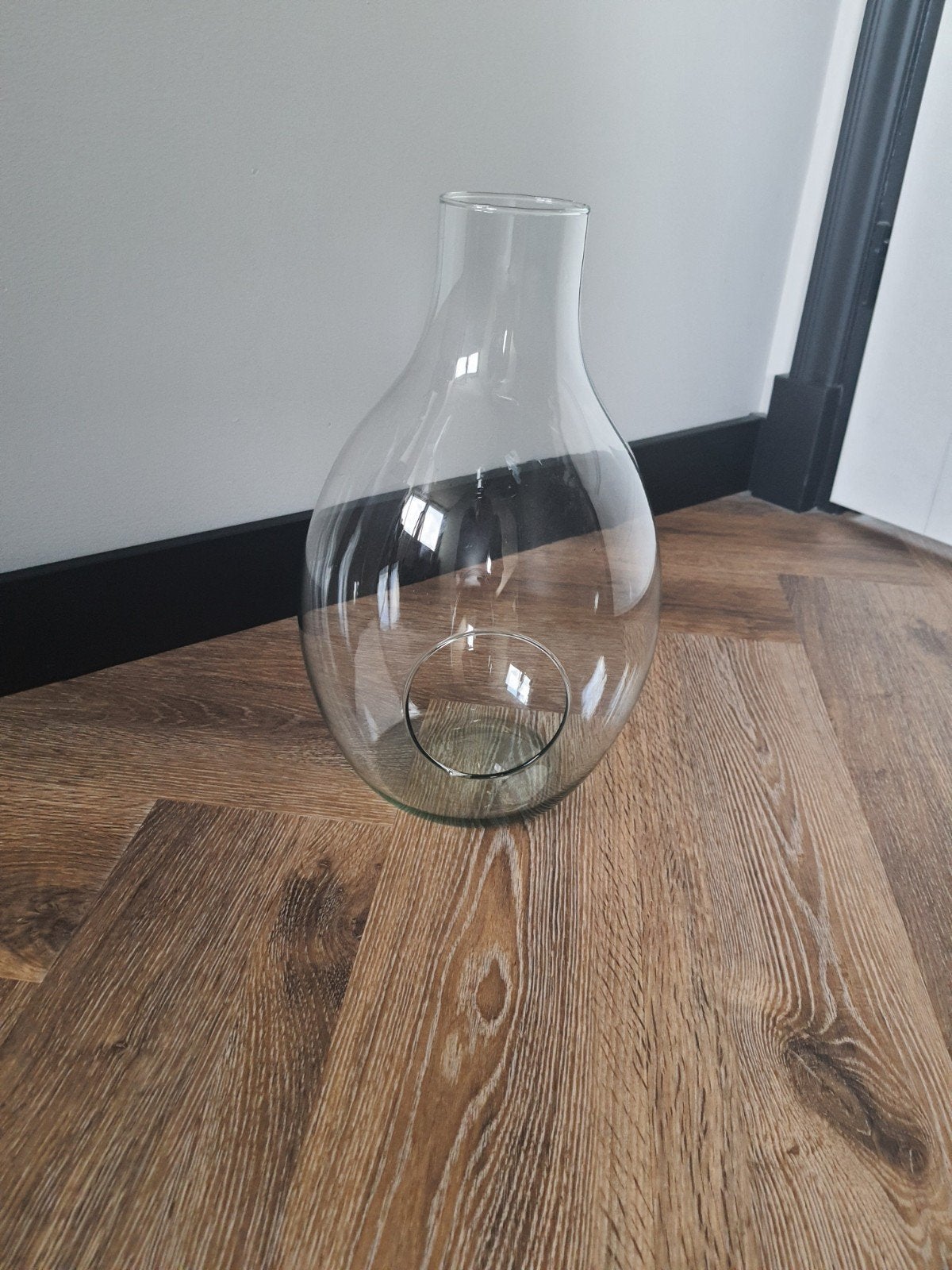 in nieuwstaat glazen stolp, Glas, Ophalen, Zo goed als nieuw