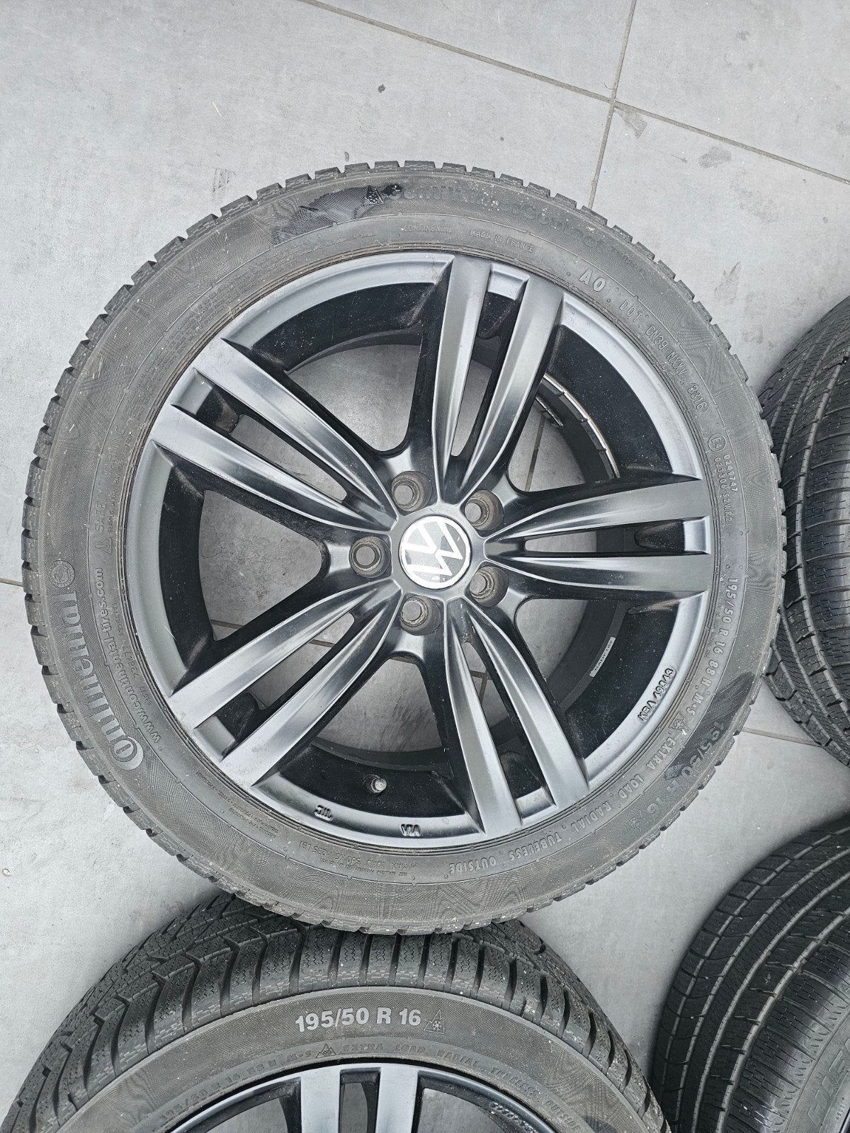 Vw. Polo Bluemotion 16 inch M.A.K velgen met goede banden, Ophalen of Verzenden, Gebruikt