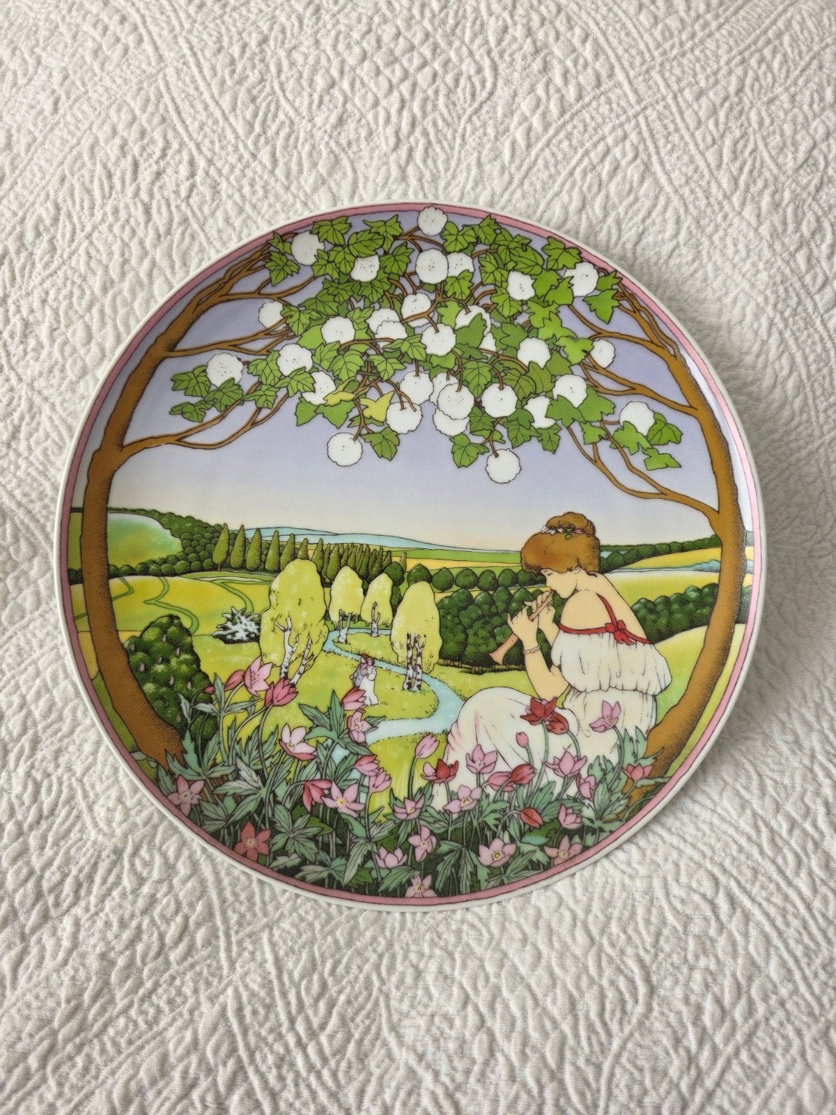 Heinrich Villeroy & Boch "Frühling" sierbord, Ophalen