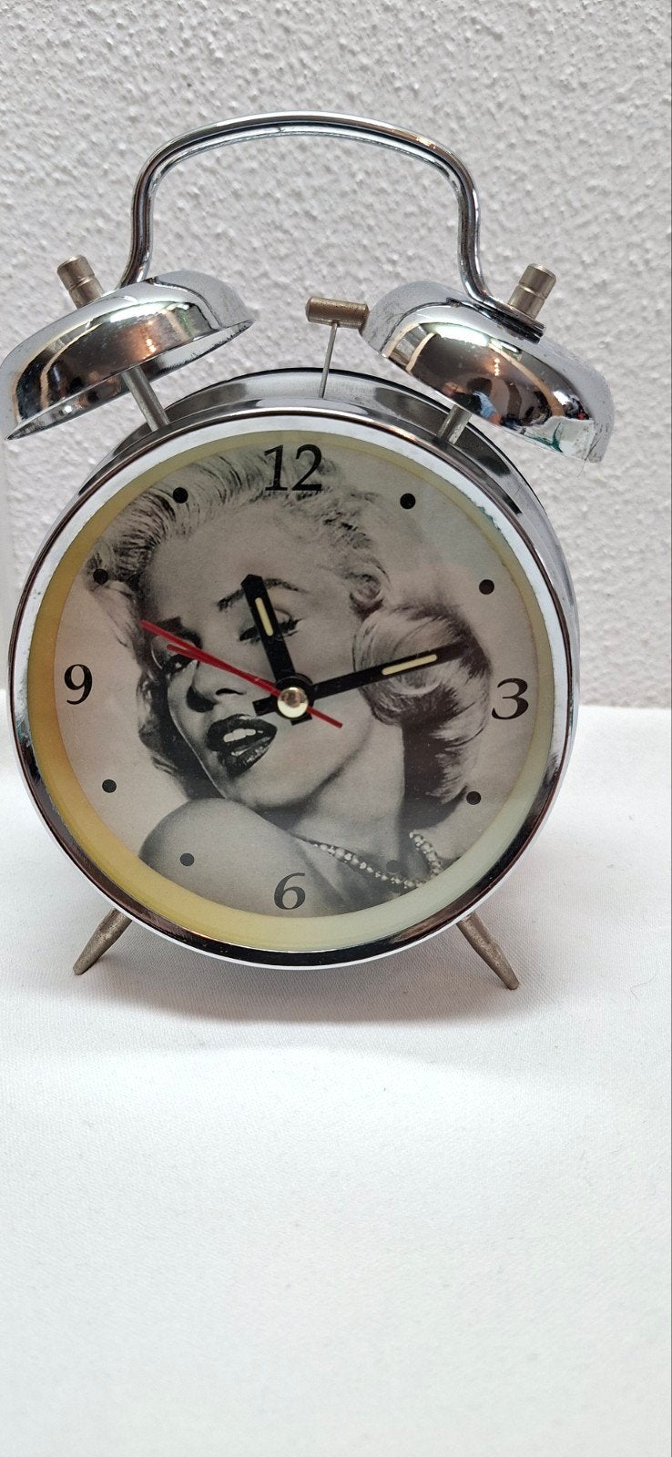 Marilyn Monroe Wekker zwart wit - Vintage Stijl, Verzamelen, Ophalen, Huis en Inrichting