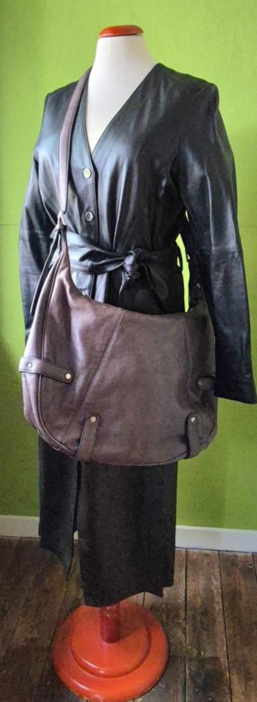 Claudia Sträter kalfsleren grote tas, Ophalen of Verzenden, Shopper