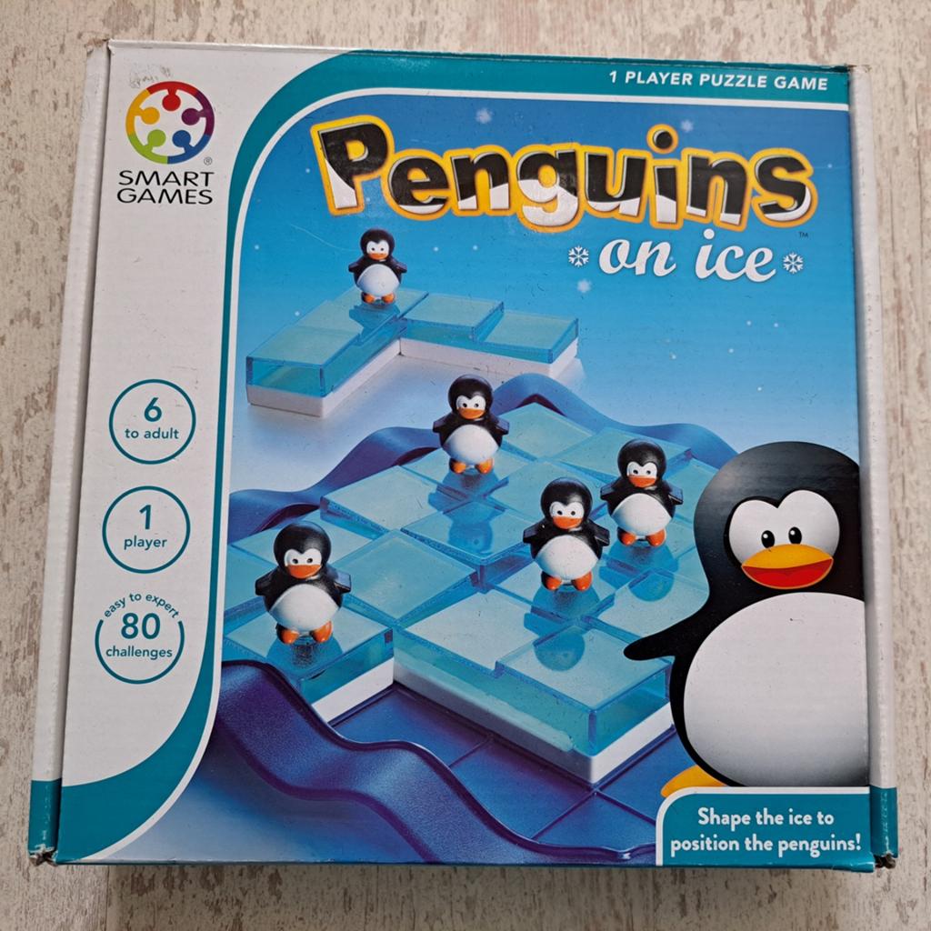SmartGames PENGUINS ON ICE als nieuw denk spel, Kinderen en Baby's, Speelgoed | Educatief en Creatief, Ophalen of Verzenden, Zo goed als nieuw