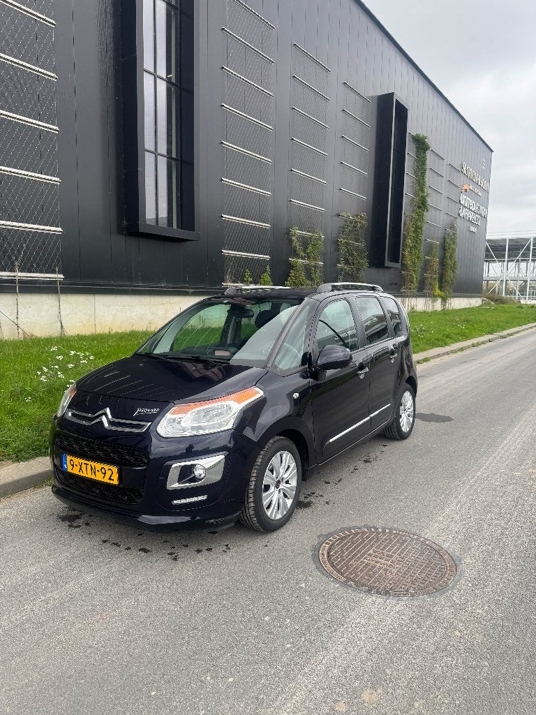 Citroën C3 Picasso 1.4 VTI 70KW 2014 Blauw, Auto's, Voorwielaandrijving, 1176 kg, Handgeschakeld, 1100 kg