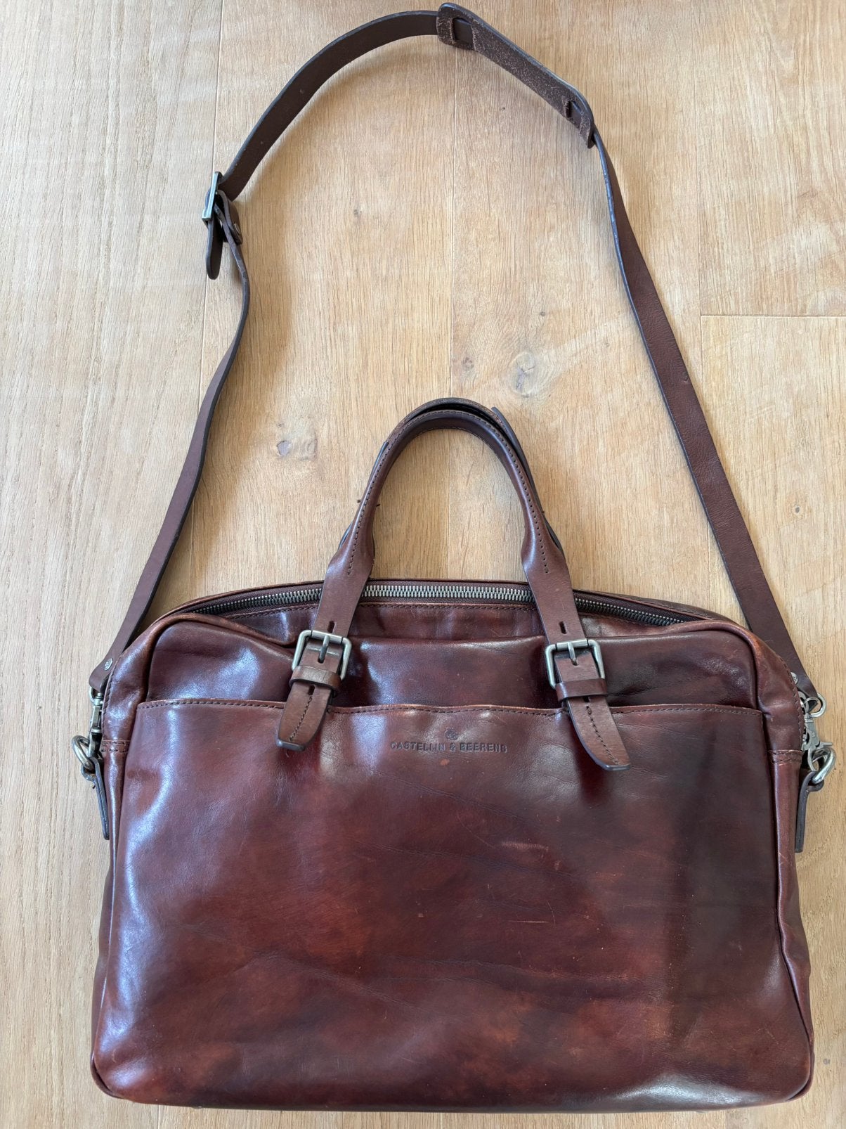 Castelijn & Beerens laptop tas 15,6” € 175,00, 15 inch, Tabletvak, Trolleytas, Ophalen of Verzenden