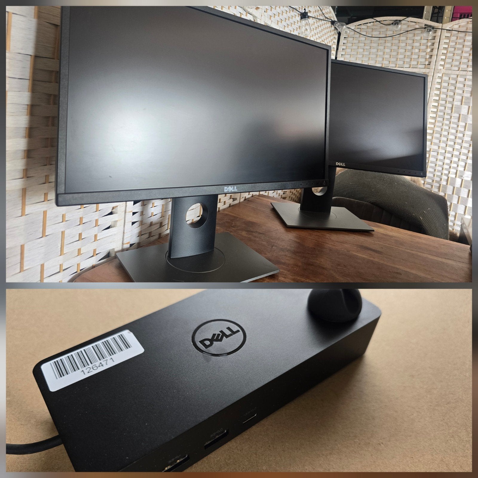 Thuiswerk pakket - 2 x monitor + dockingstation + kabels, Ophalen of Verzenden