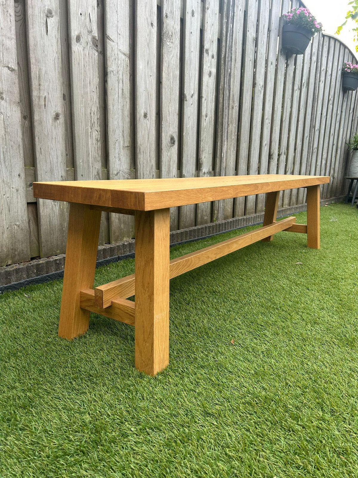 Bank - Ikea grenen, Huis en Inrichting, Ophalen, Minder dan 50 cm, 125 cm of meer, Zo goed als nieuw