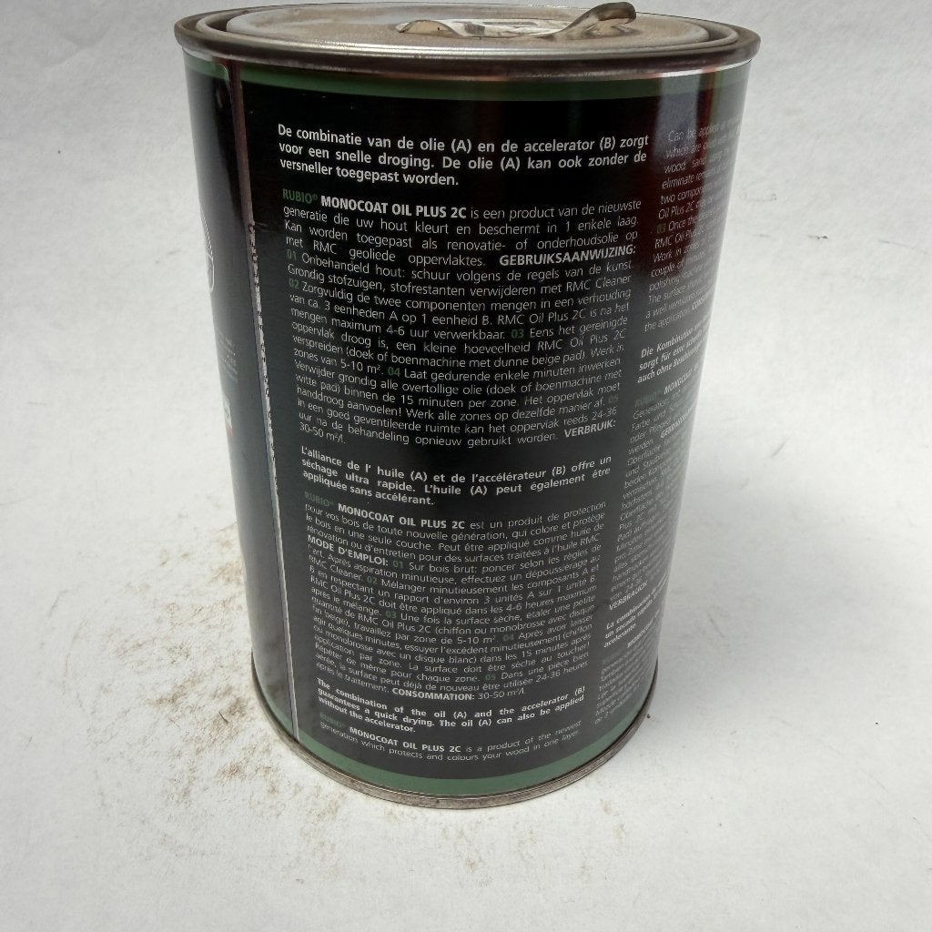 Rubio Monocoat Oil Hout Olie Lak Antique Bronze 1L, Doe-het-zelf en Verbouw, Nieuw, Ophalen of Verzenden, Lak, Minder dan 5 liter