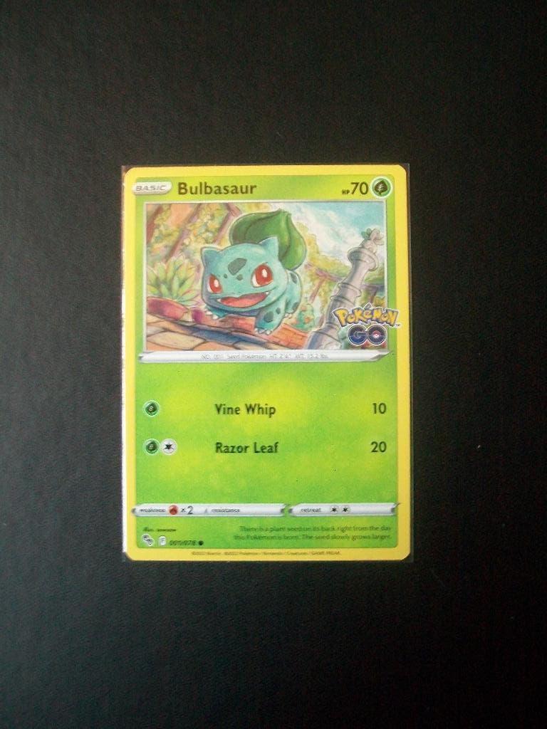 1293. Nieuwe Pokemon GO kaart BULBASAUR HP 70 (001/078), Verzenden, Nieuw, Losse kaart