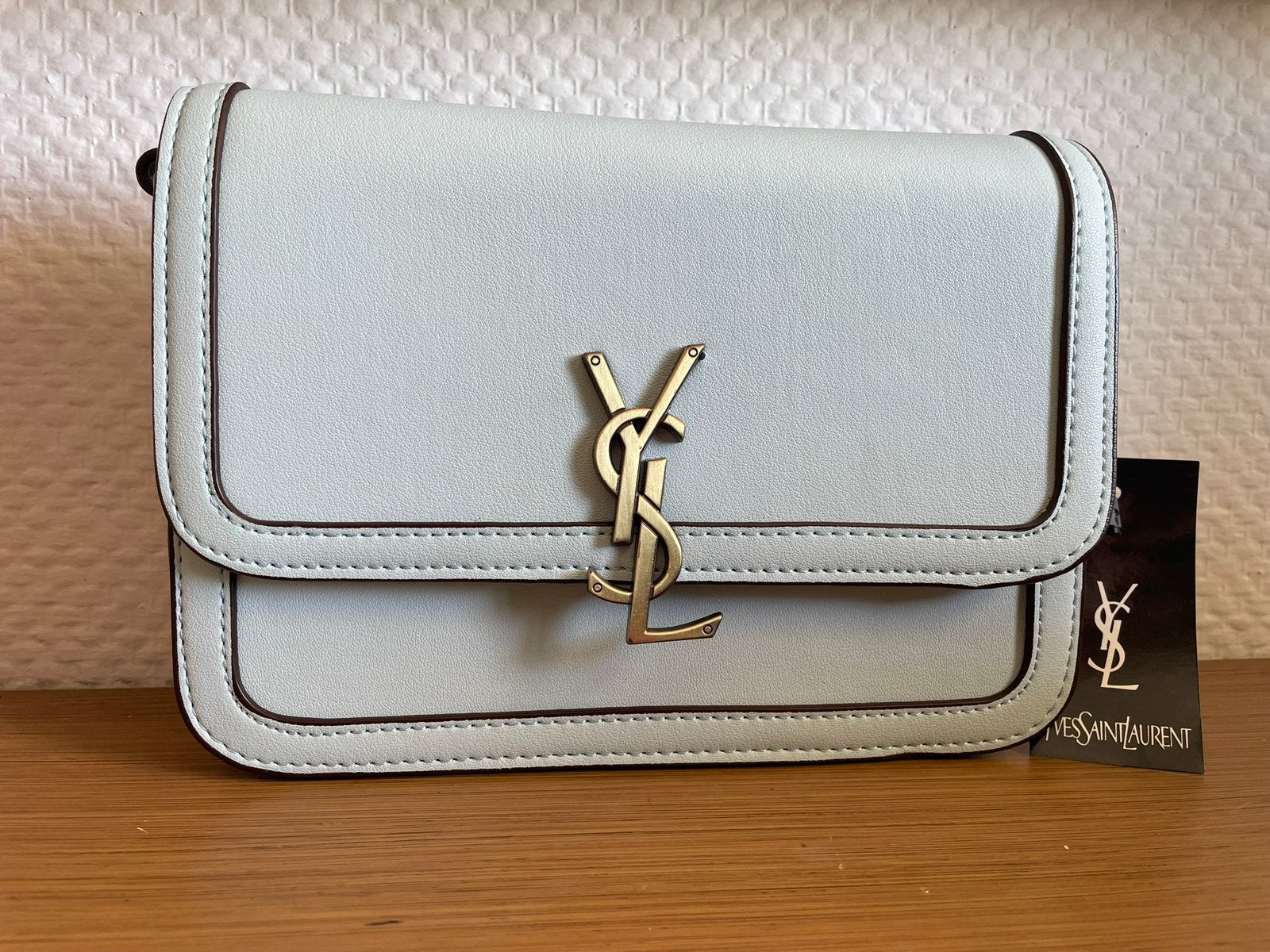Handtas ysl nieuw l.blauw, Verzenden, Nieuw, Blauw
