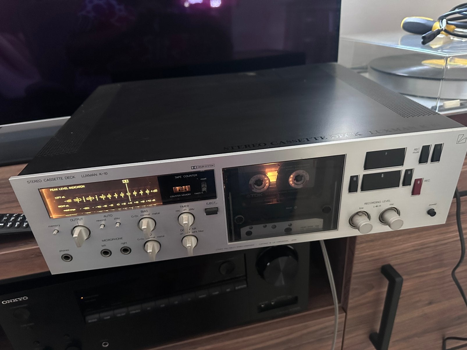 Luxman K-10 Stereo Cassette Deck, Ophalen, Enkel, Overige merken, Tape counter