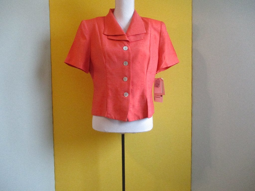 LOIS SNYDER DANI MAX jasje maat 44 (Nieuw, Made in USA), Verzenden, Maat 42/44 (L), Nieuw, Oranje