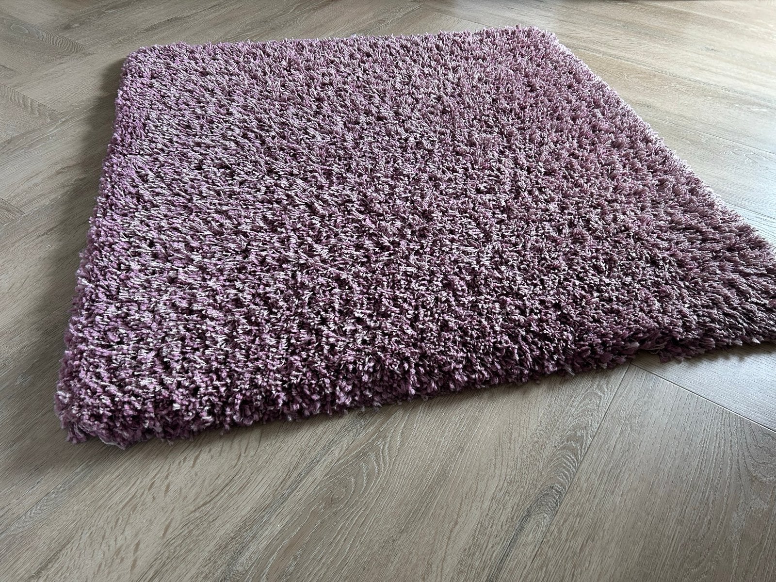 IKEA AborgVloerkleed Paars 100x100cm, Ophalen, 100 tot 150 cm, Paars, Zo goed als nieuw