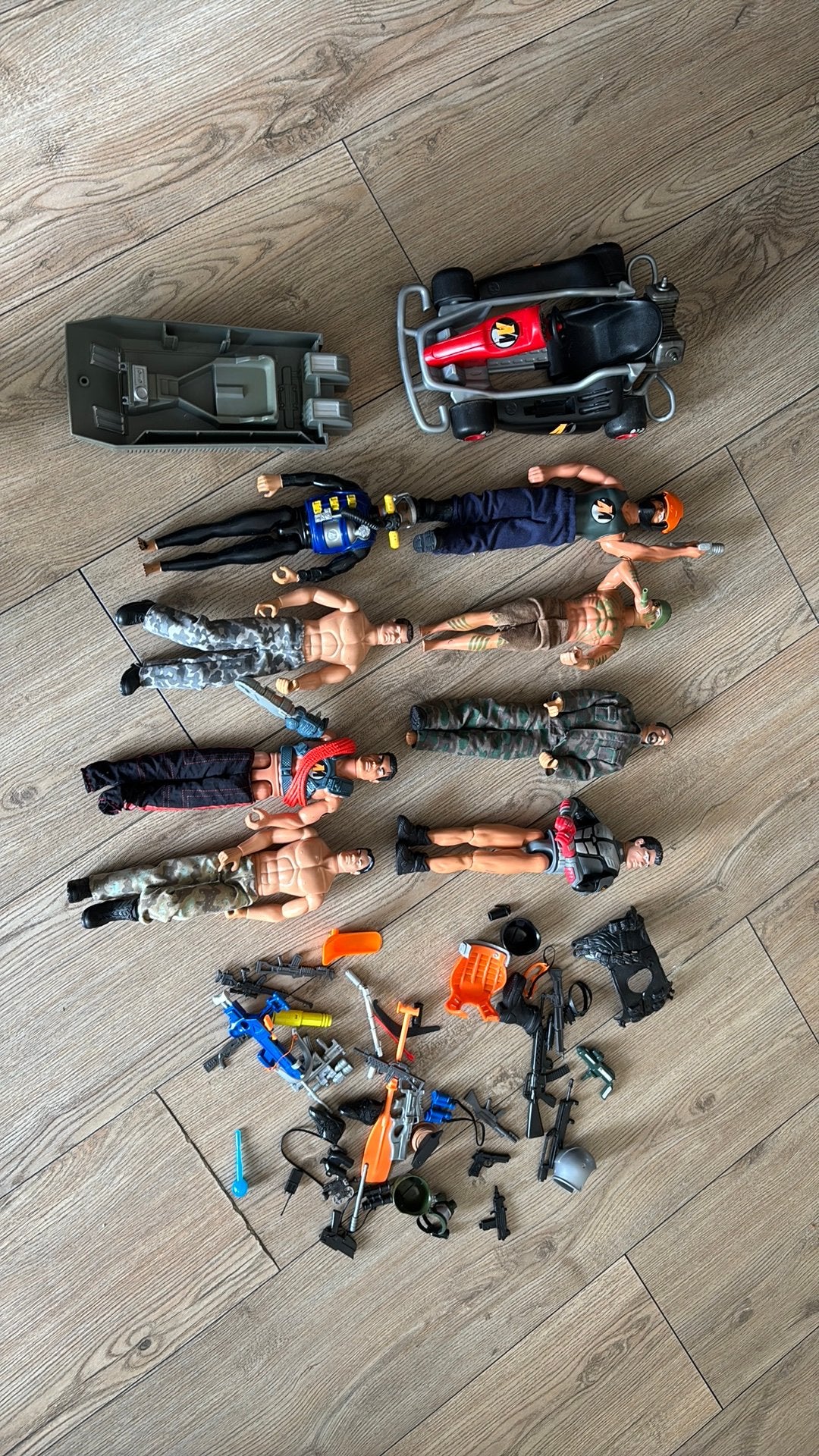Action man grote set poppen voertuigen accesoires, Kinderen en Baby's, Speelgoed | Actiefiguren, Ophalen of Verzenden, Zo goed als nieuw