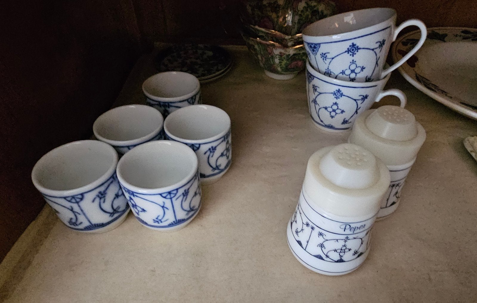 Jäger Eisenberg Original Blau Saks porselein servies, Antiek en Kunst, Ophalen