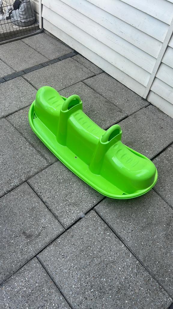 Wipwap kunststof groen, Kinderen en Baby's, Speelgoed | Buiten | Los speelgoed, Ophalen, Zo goed als nieuw