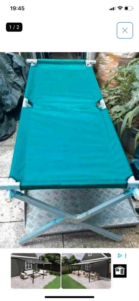 Veldbed / Kampeerbed - Compact en Comfortabel, Ophalen of Verzenden, Gebruikt, Overige