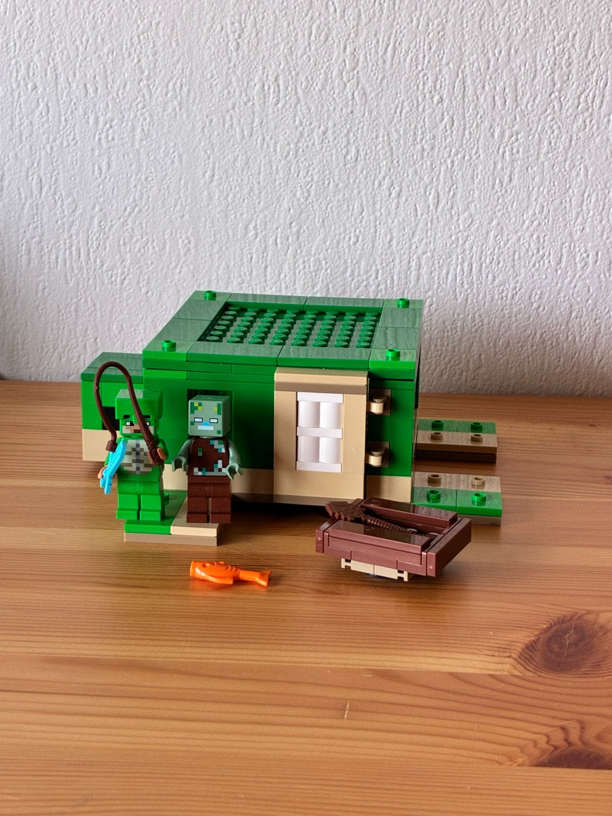 Minecraft Schildpaddenhuis LEGO set, Ophalen of Verzenden, Zo goed als nieuw, Overige merken