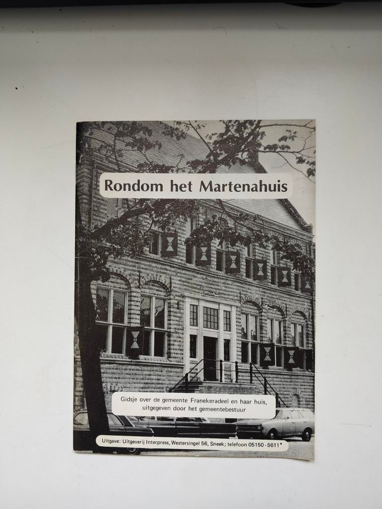Rondom het Martenahuis gidsje, Boeken, Verzenden, Gelezen, Folder
