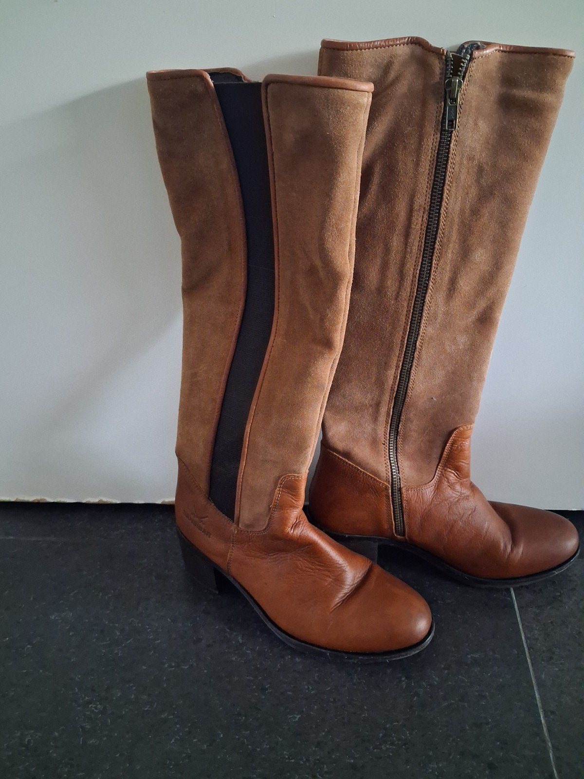 SANSibar hoge laarzen, bruin, maat 36, Kleding | Dames, Schoenen, Hoge laarzen, Bruin, SANSibar, Ophalen of Verzenden