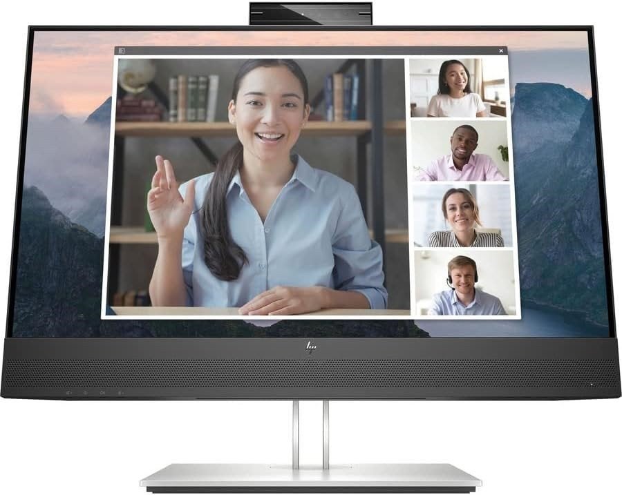 Nette Grote 24 inch monitor HP E24mv G4 Incl Kabels, Computers en Software, Gebruikt, IPS, DisplayPort, 101 t/m 150 Hz