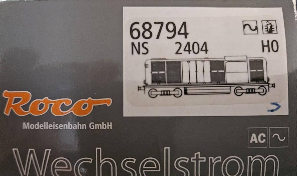 modeltreinen NS 2404 Roco 68794 AC digitaal, Wisselstroom, Locomotief, Nieuw, Ophalen of Verzenden