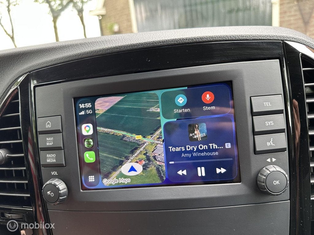 Mercedes-Benz Vito 119 CDI Lang - 1e eig dealer onderhouden, Automaat, Achterwielaandrijving, Gebruikt, Zwart