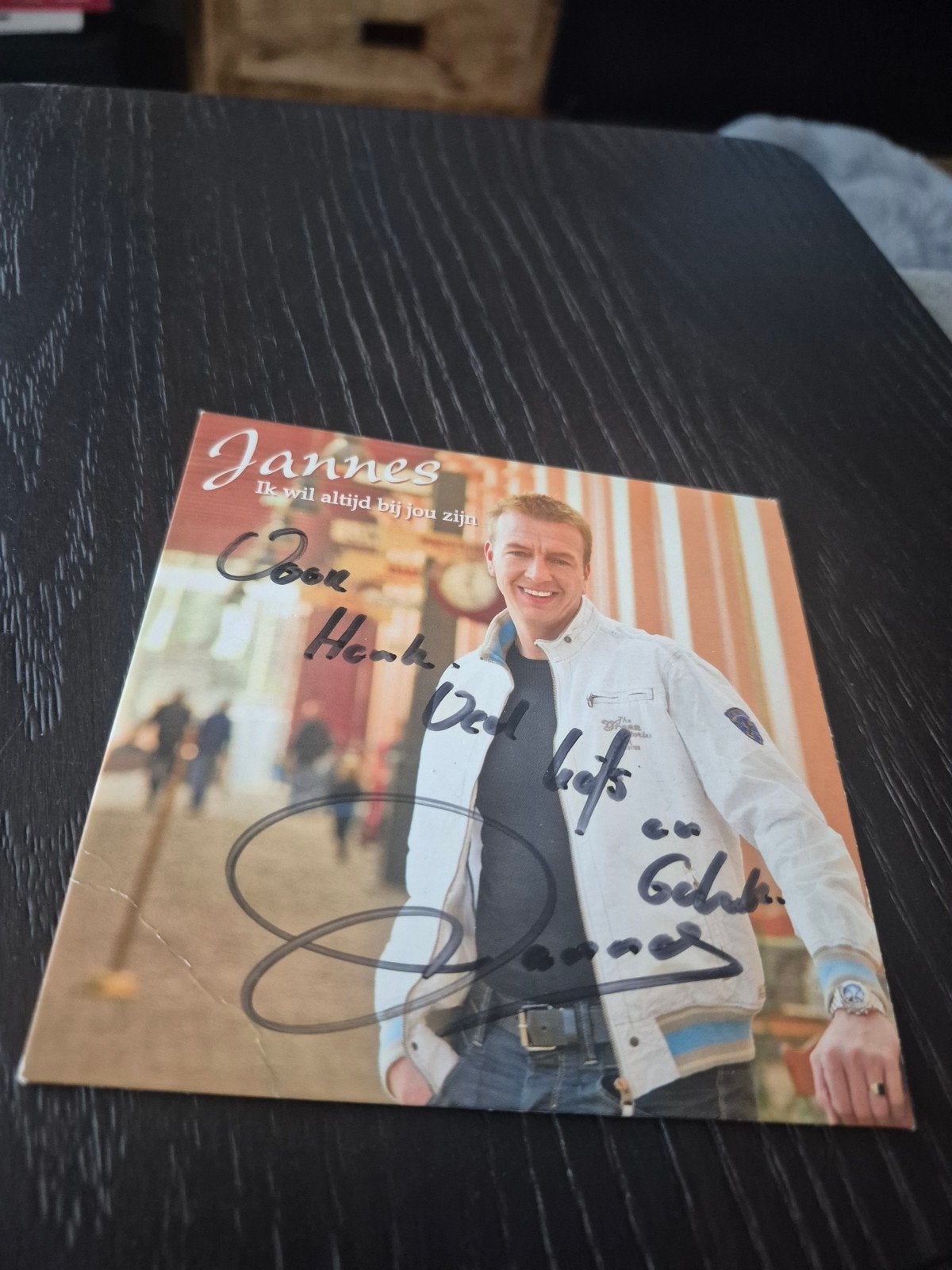 Jannes - Ik wil altijd bij jou zijn (Gesigneerd), Gebruikt, Gesigneerd, Single, Schlager