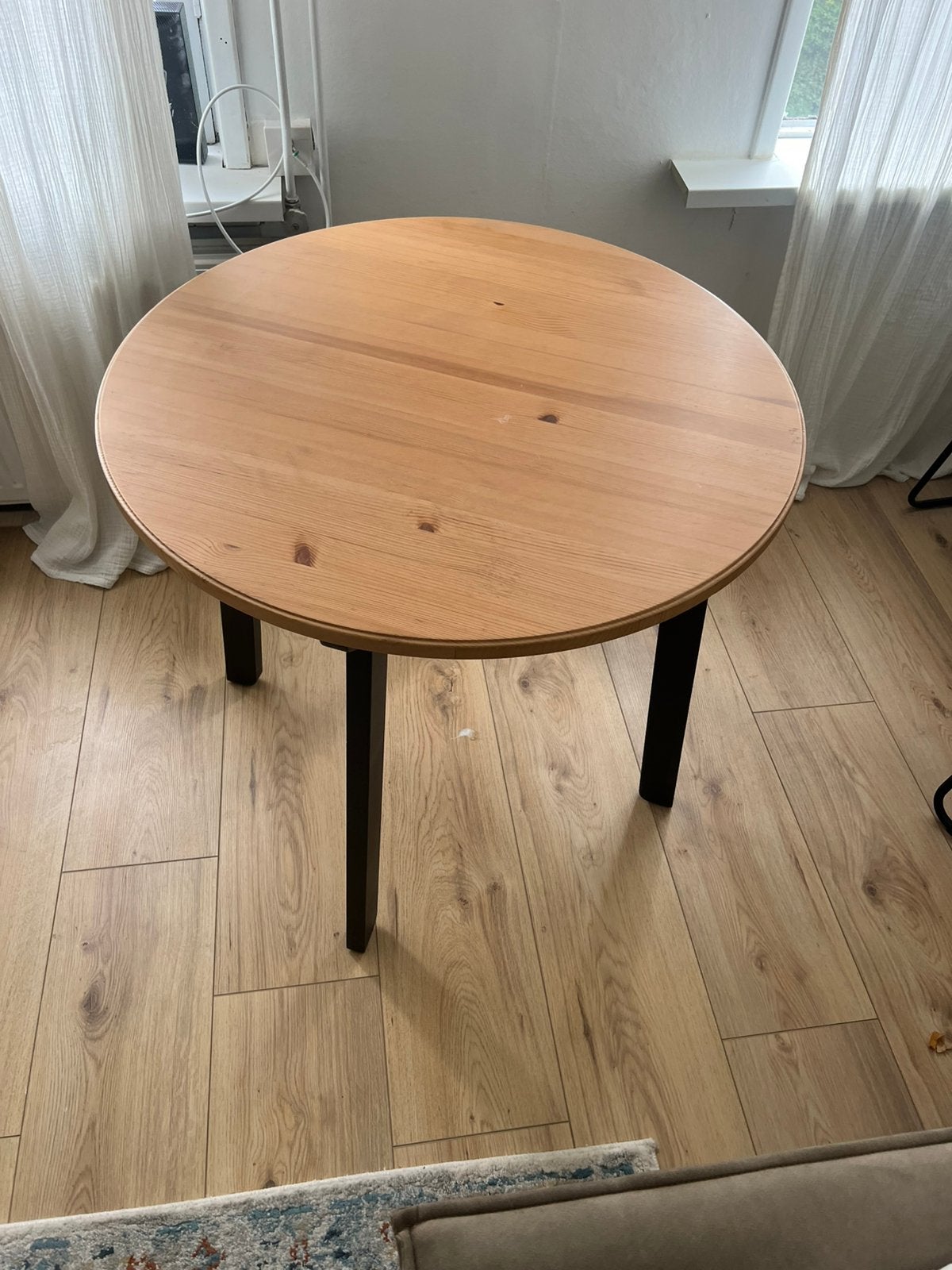 Ronde tafel, Ophalen, Rond, Zo goed als nieuw, 75 cm of meer