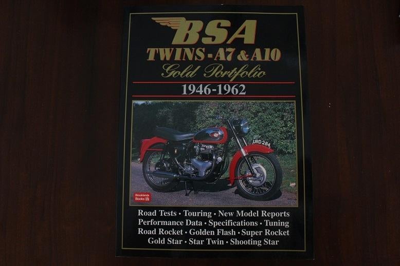 BSA A7 A10 twins 1946-1962 gold protfolio roadtesten, Ophalen of Verzenden, Gelezen
