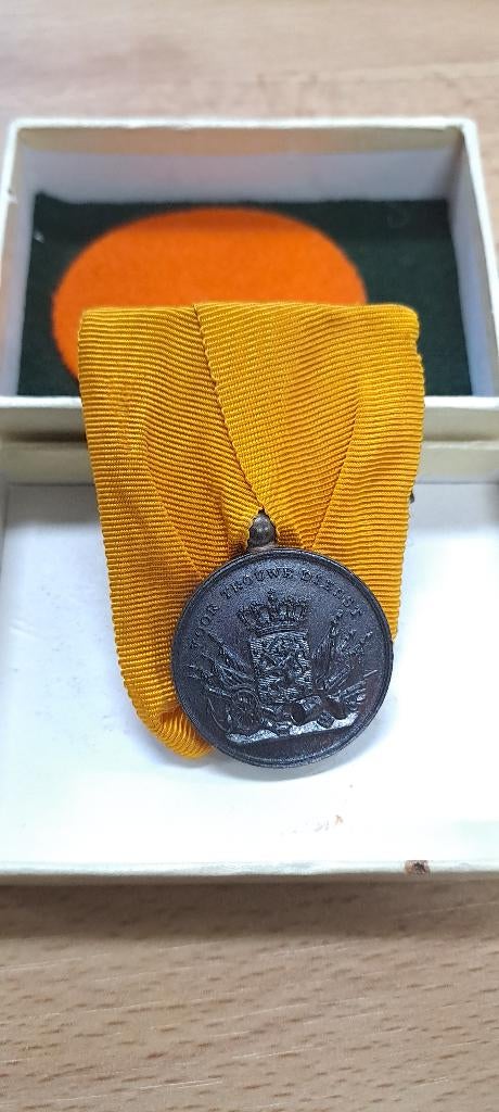 Ned. Medaille voor trouwe dienst, Postzegels en Munten, Penningen en Medailles, Ophalen, Brons, Nederland