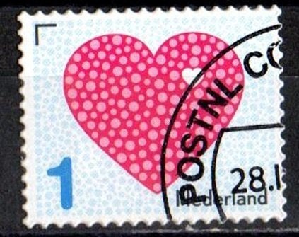 Nederland nr. 3299s Liefdeszegel 10x Liefde gestempeld, Verzenden, Na 1940, Gestempeld