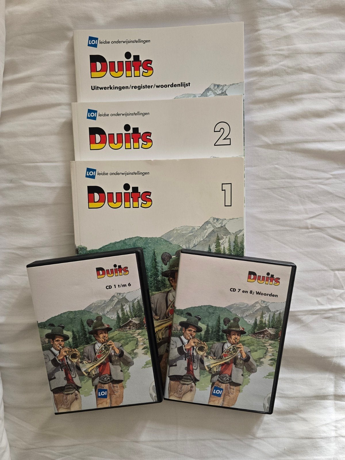 LOI Cursus Duits Compleet met Boeken en CD's, Boeken, Ophalen of Verzenden, Zo goed als nieuw, LOI Leidse Onderwijsinstellingen