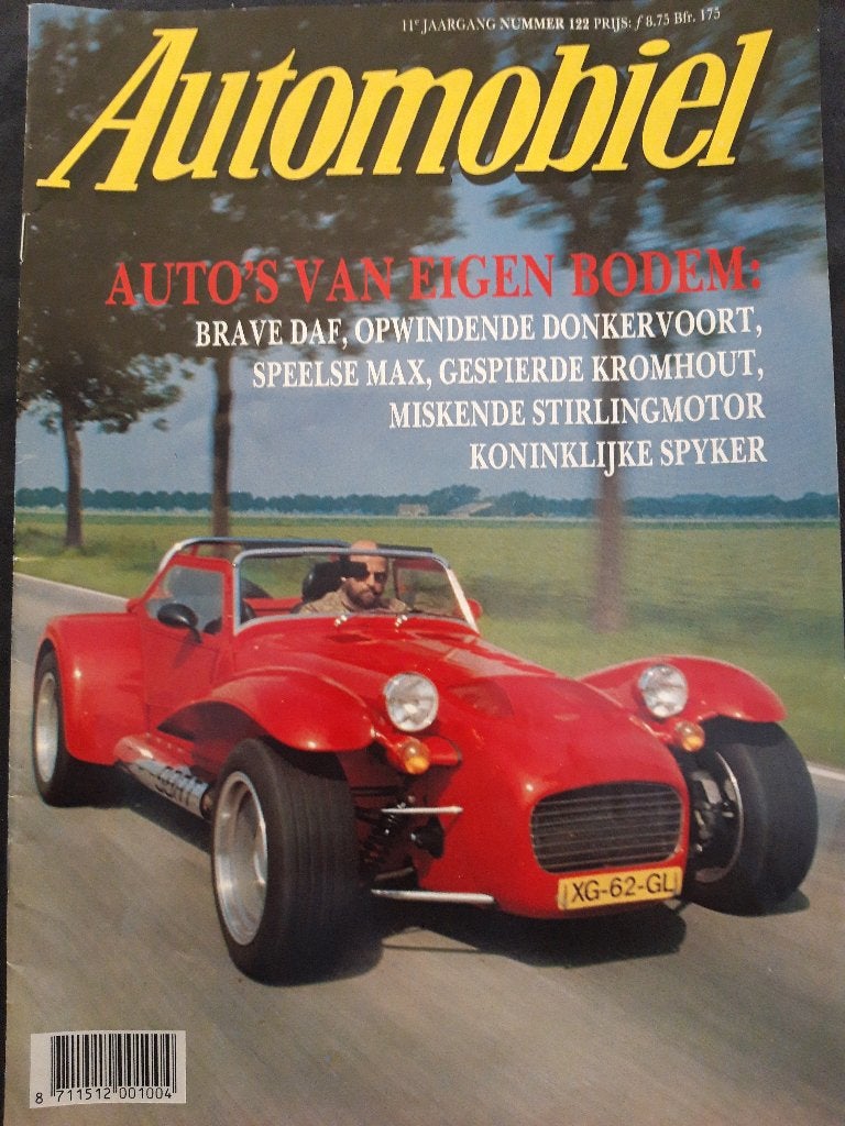 Automobiel 122 ‘90  Daf Donkervoort Max Spyker Kromhout –, Ophalen of Verzenden, Zo goed als nieuw, Algemeen