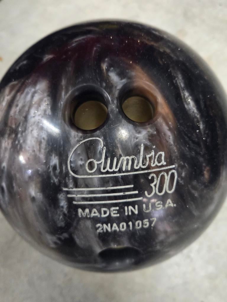 Columbia 300 Bowlingbal - BruinZwart/Wit Gemarmerd, Ophalen of Verzenden, Gebruikt