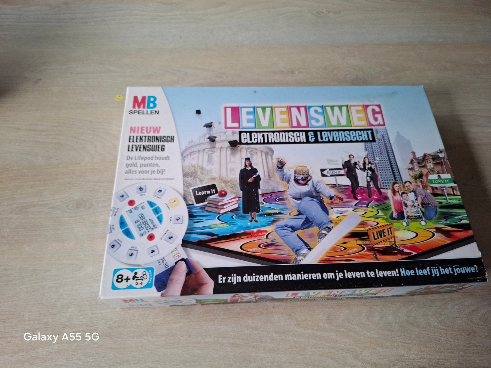 Levensweg Elektronisch & Levensecht Bordspel, MB Spellen, Ophalen of Verzenden, Zo goed als nieuw, Consumercare@hasbro.co.uk