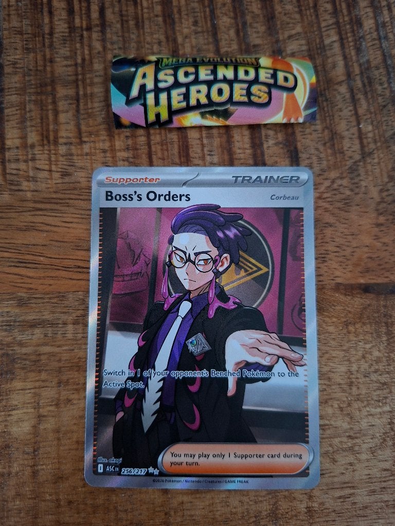 Pokemon – Boss’s Orders (ASC 256/217)  Ascended Heroes, Ophalen of Verzenden, Nieuw, Losse kaart, Foil