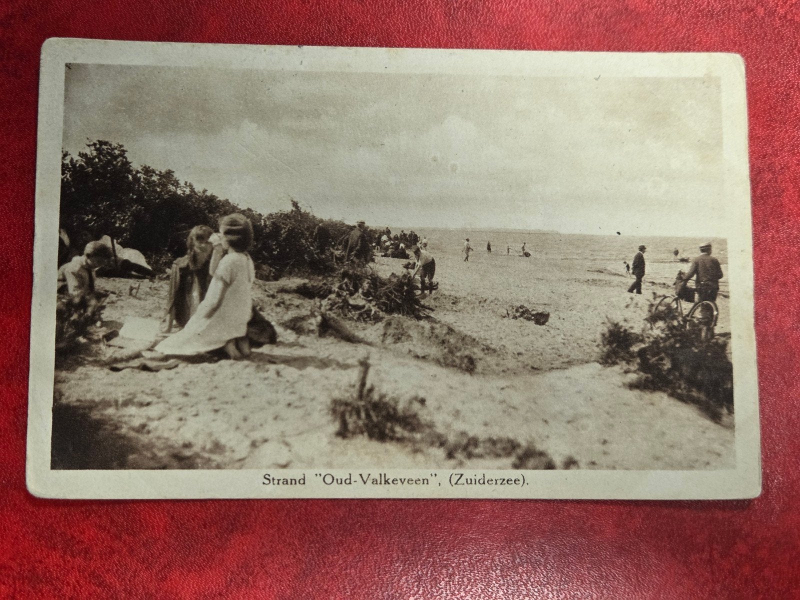 Strand Oud-Valkeveen bij Naarden Strand, Ophalen of Verzenden, 1920 tot 1940, Noord-Holland