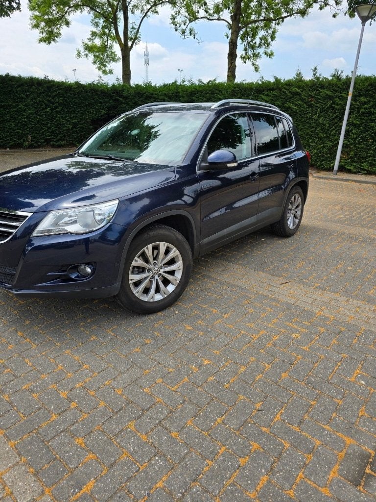 Vw.Tiguan 1.4 TSI 110KW 2011 Blauw. APK 11/ 6/2027, Voorwielaandrijving, 1800 kg, 4 cilinders, Blauw