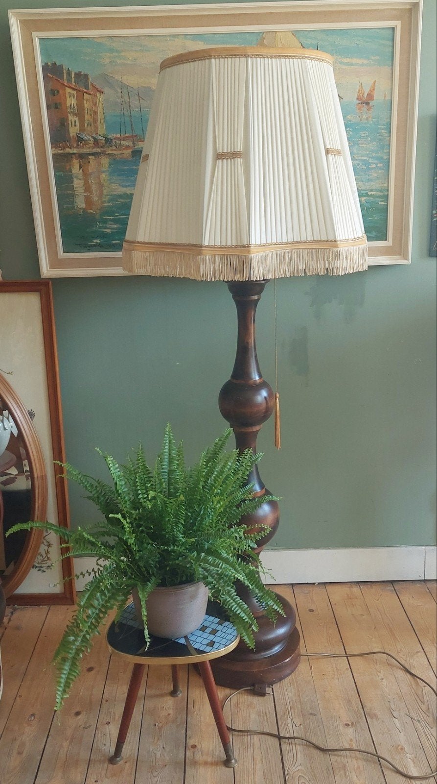 Lucky Vintage Aura Peeperkorn-stijl Balusterlamp MCM, Huis en Inrichting, Ophalen, Gebruikt, ., .