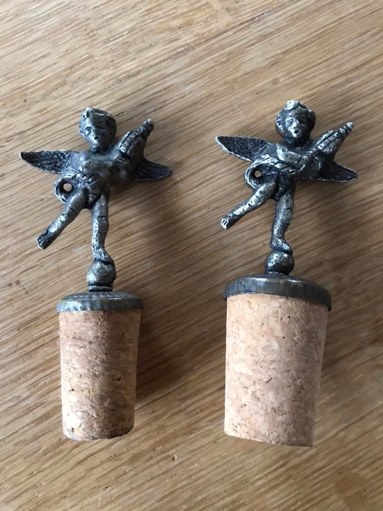 2 sierkurken, flessenstoppers, Antiek en Kunst, Ophalen of Verzenden