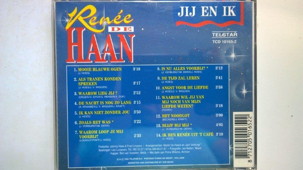 Renée de Haan - Jij En Ik, Ophalen of Verzenden, Zo goed als nieuw, Levenslied of Smartlap