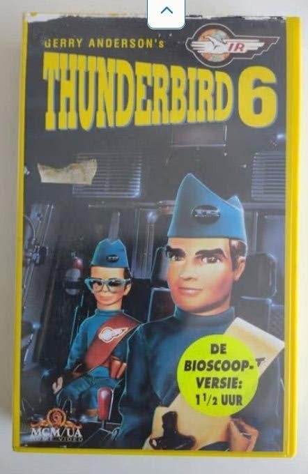Thunderbird 6 VHS - Klassieke animatiefilm, Alle leeftijden, Ophalen of Verzenden, Gebruikt, Actie en Avontuur