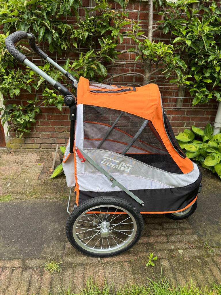 Innopet Sporty Deluxe Buggy & Fietskar – Zo goed als nieuw!, Ophalen, Zo goed als nieuw, Hondenkar