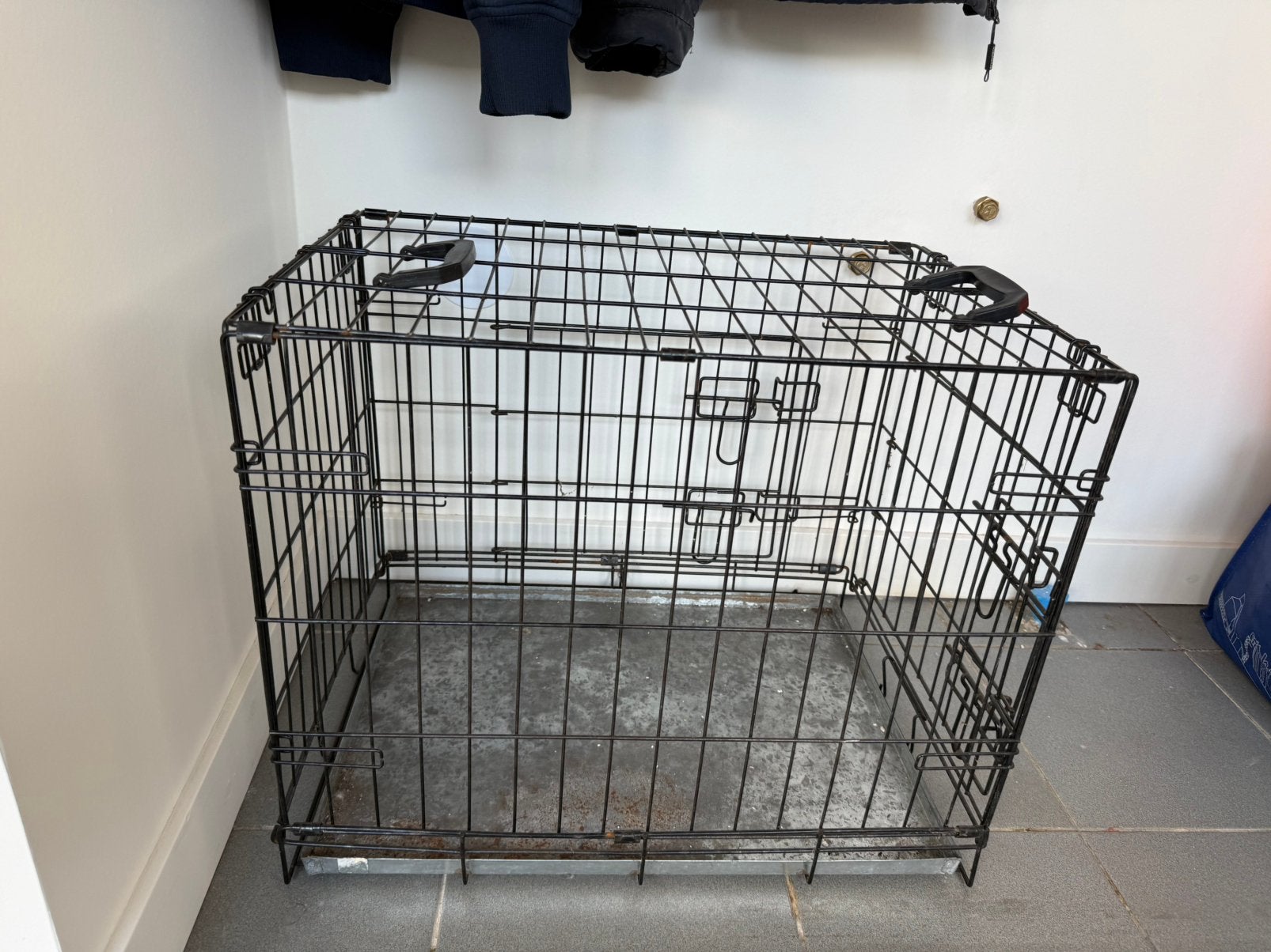 Hondenbench, Dieren en Toebehoren, Ophalen, Zo goed als nieuw, Minder dan 65 cm