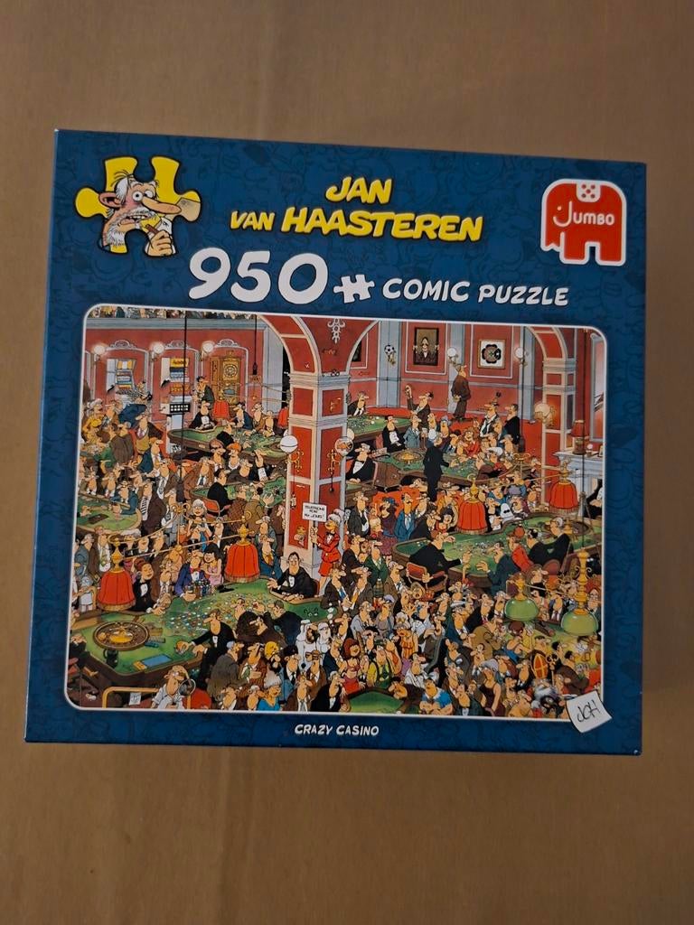 Jan van Haasteren Crazy Casino 950 stukjes, Ophalen of Verzenden, 500 t/m 1500 stukjes, Zo goed als nieuw, Legpuzzel