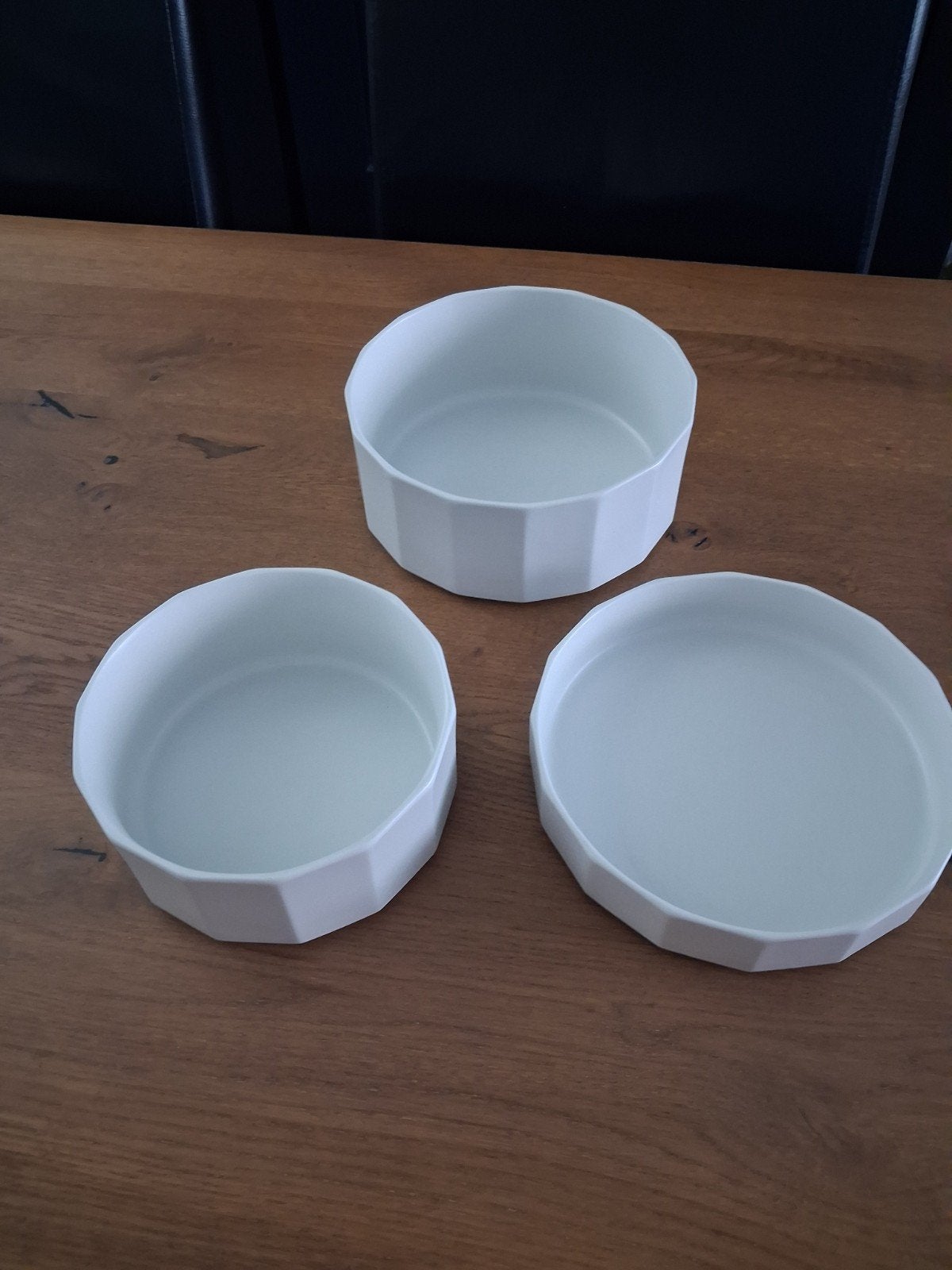 Set van 3 Rosenthal Polygon  schalen design Tapio Wirkkala, Huis en Inrichting, Ophalen of Verzenden, Overige stijlen, Schaal of Schalen