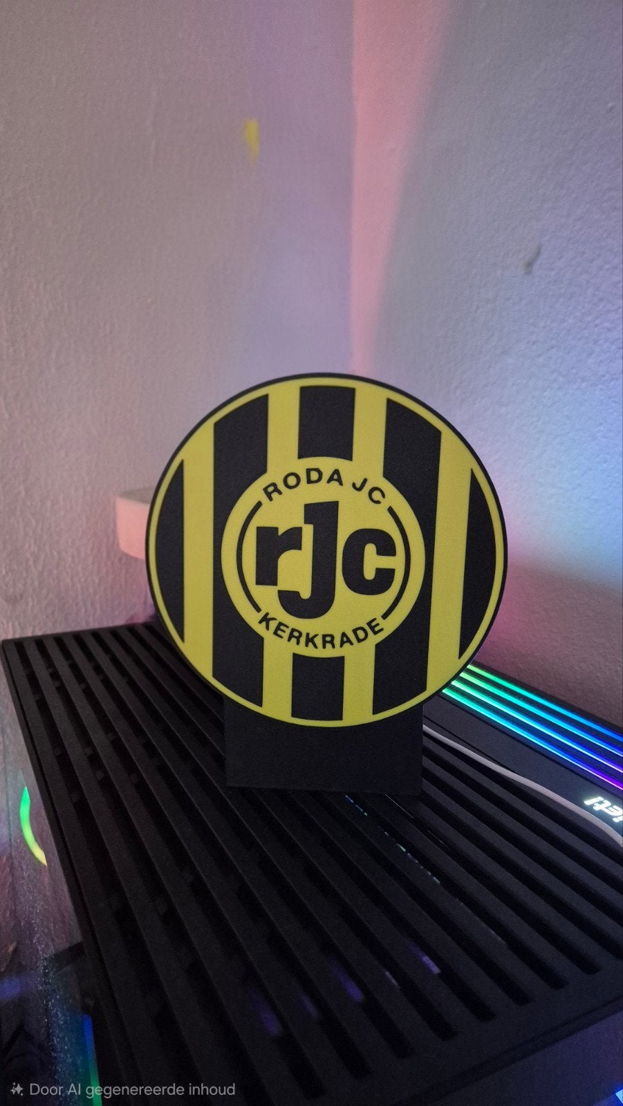 Roda JC Kerkrade Led Lamp, Ophalen of Verzenden, Nieuw, Roda JC, Overige typen