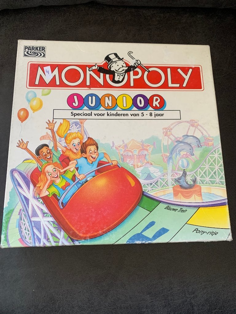 Monopoly junior, Een of twee spelers, Ophalen of Verzenden, Gebruikt, Parker